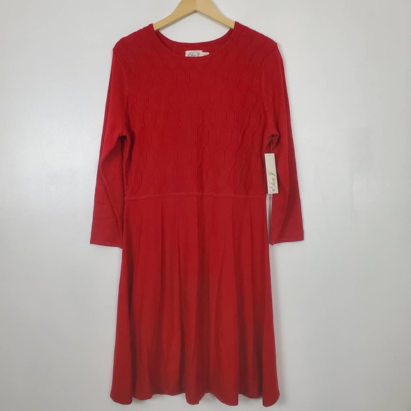Eliza J NWT red sweater dress XL - Picture 1 of 6